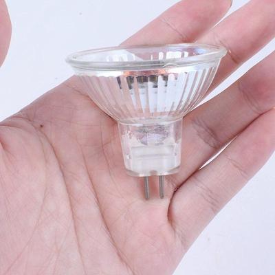 Halogen Lamp MR11/MR16 Pin, Vintage Warm Yellow, 12V/220V Light Source, Downlight Spotlight, Lamp Cup with Cover