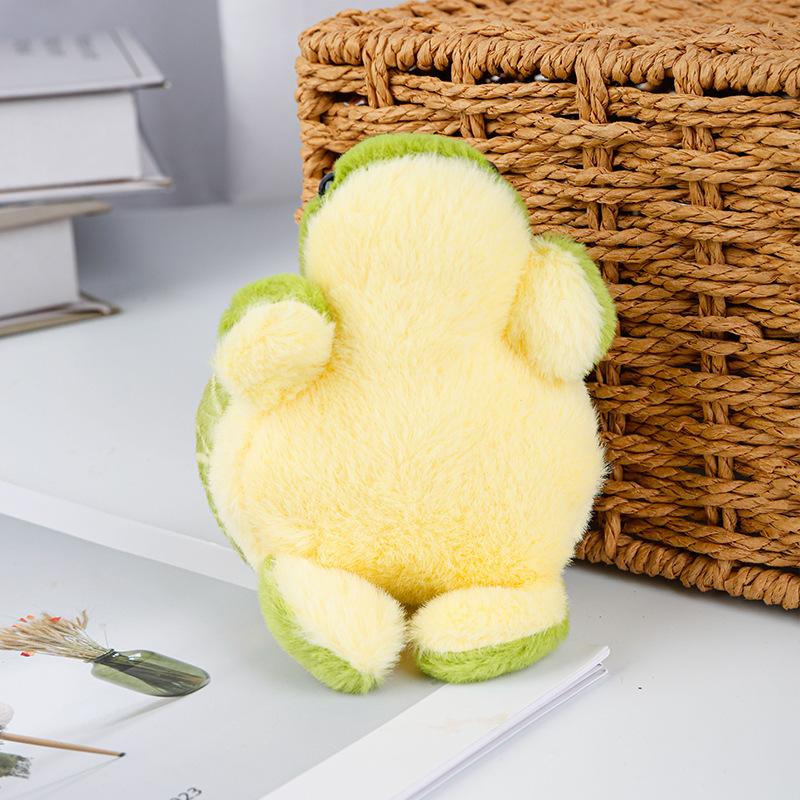 1 Piece Cute Doll Cartoon Soft Plush Toy Bag Pendant Little Turtle Doll Stuffed Keychain Diy Decoration Kid Gift