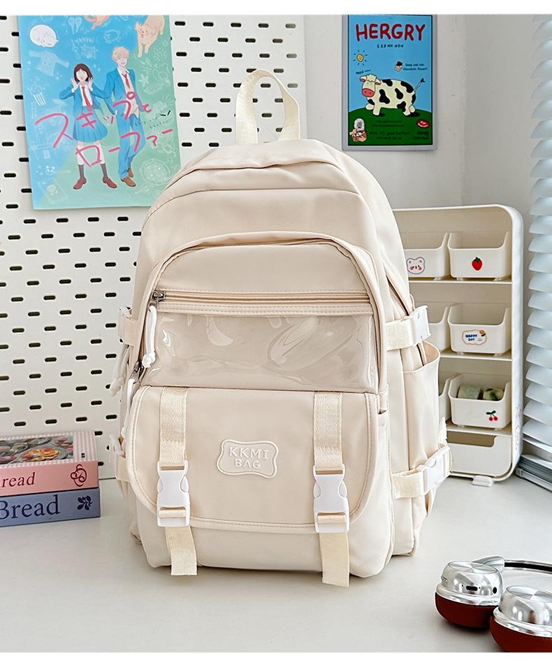 Korean Girl hearted Junior High School Students with Large Capacity and Multi-functional Ins Style Japanese High quality Backpack