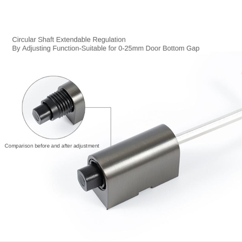 Zinc Alloy Push Type Door Stopper Mechanical Fixed Door Holder Door Hardware