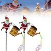 Multicolor Christmas Solar Kettle Lights Vintage Hanging Garden Lawn Decorative Lamp Waterproof