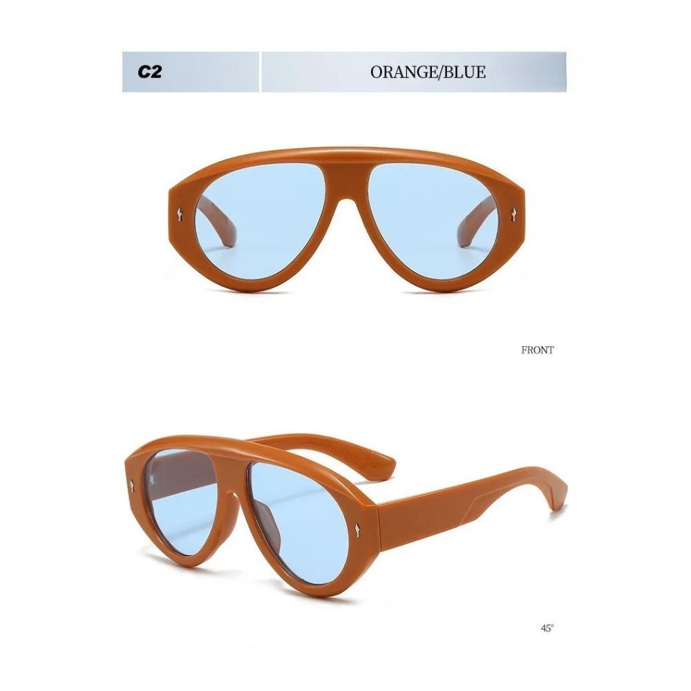 New Oversized Sunglasses Stylish Street-Style Shades Outdoor Travel UV-Protective Eyewear UV400 Unisex Classic Driving Glasses