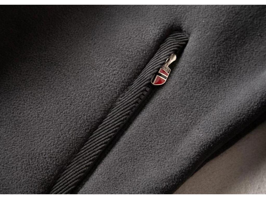 Men's Winter Windproof Fleece-Lined Jacket - Stand Collar, Lamb's Wool, Solid Color, Casual Style