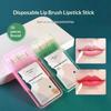 50pcs Disposable Lip Brush Crystal Makeup Mascara Wands Lipstick Micro Brushes Applicators Cleaner Makeup Tools