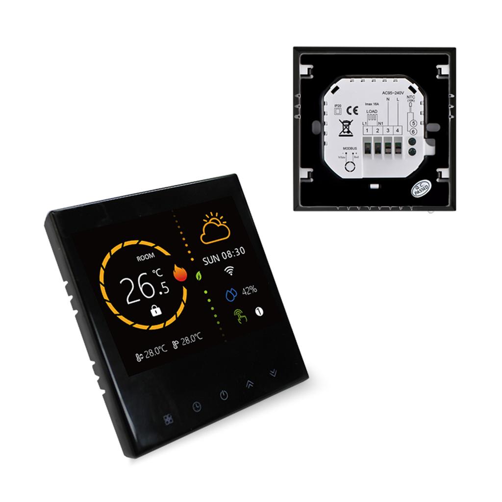 Smart Thermostat Wireless-Fidelity WaterCelsiusFloor Heating Controling Panel Programmable