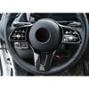 For Benz C-Class Carbon Fiber -21 Cover Trim Car Steering Wheel Border Strip