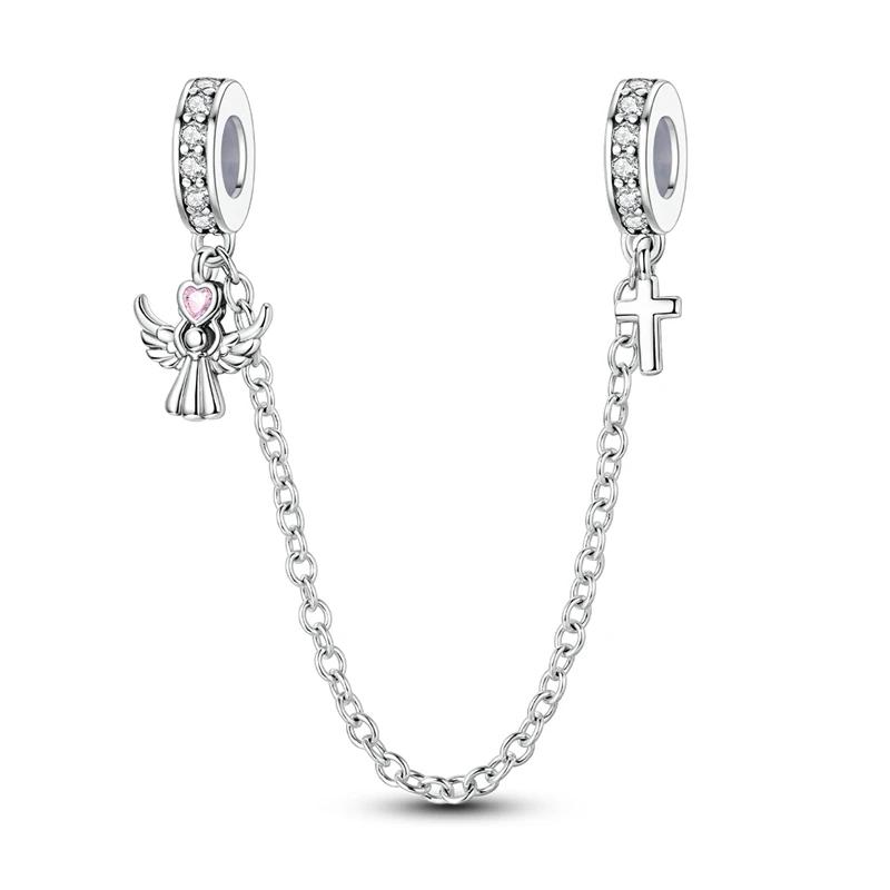 Charms Étoile Lune Libellule Chaîne Fixe Cuivre Original Perles Fleur Violette Convient Bracelet Délicat Bijoux Femme Cadeau Bricolage