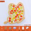 Handmade Butterfly Mosaic Coaster DIY Kit - Children's Craft Set with Creative Glass Tiles