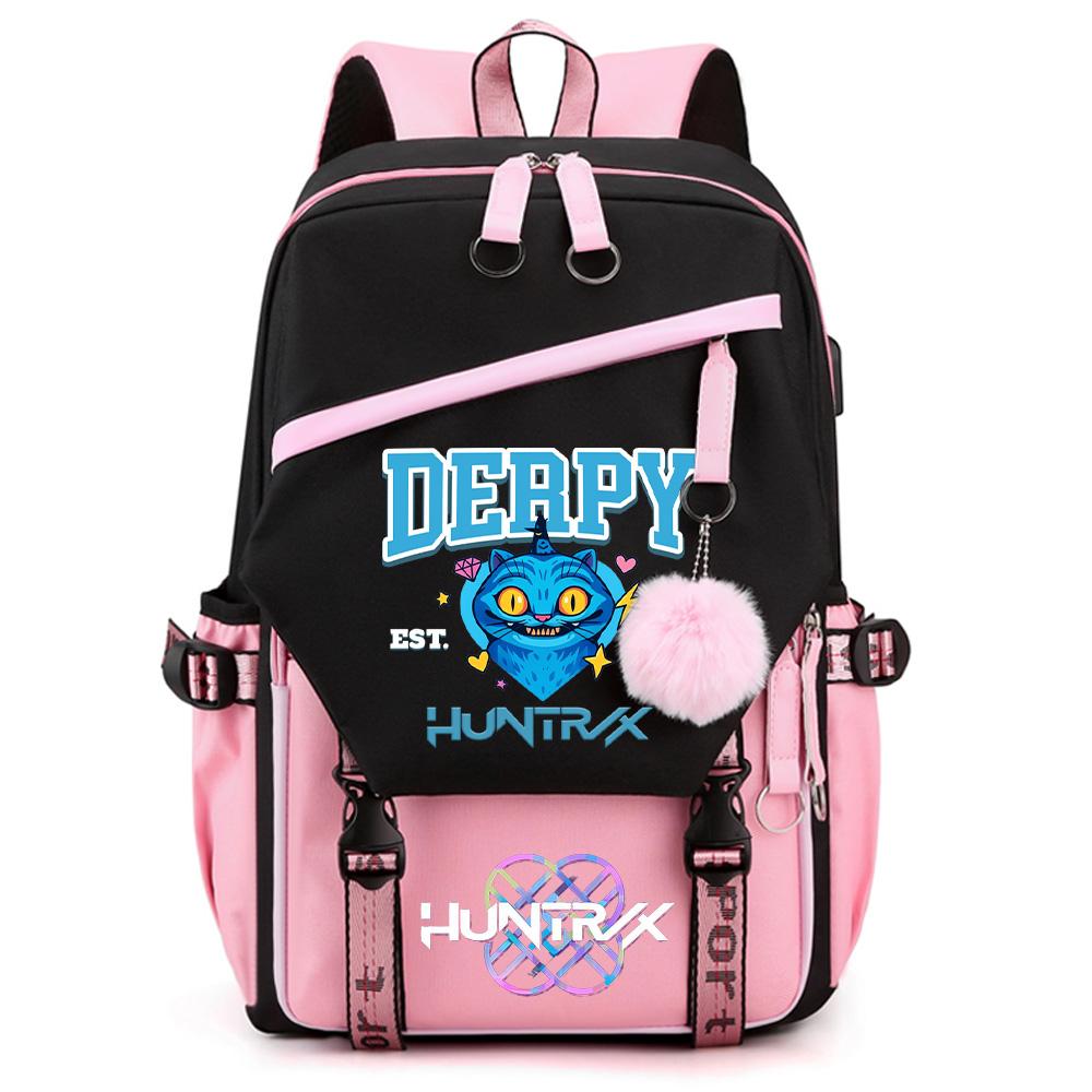 Anime K-Pop Demon Hunters Printed Large Capacity Backpack for Teenger Student Girl Boy Schoolbag Bookbag Women Waterproof Travel Bag Gift