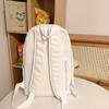 Schoolbag small fresh schoolbag female junior high school students solid color simple ins backpack primary school students light high value cute 