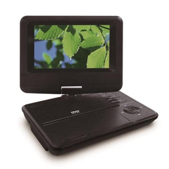 

BULUE 7 inch portable DVD player black DVK-P760