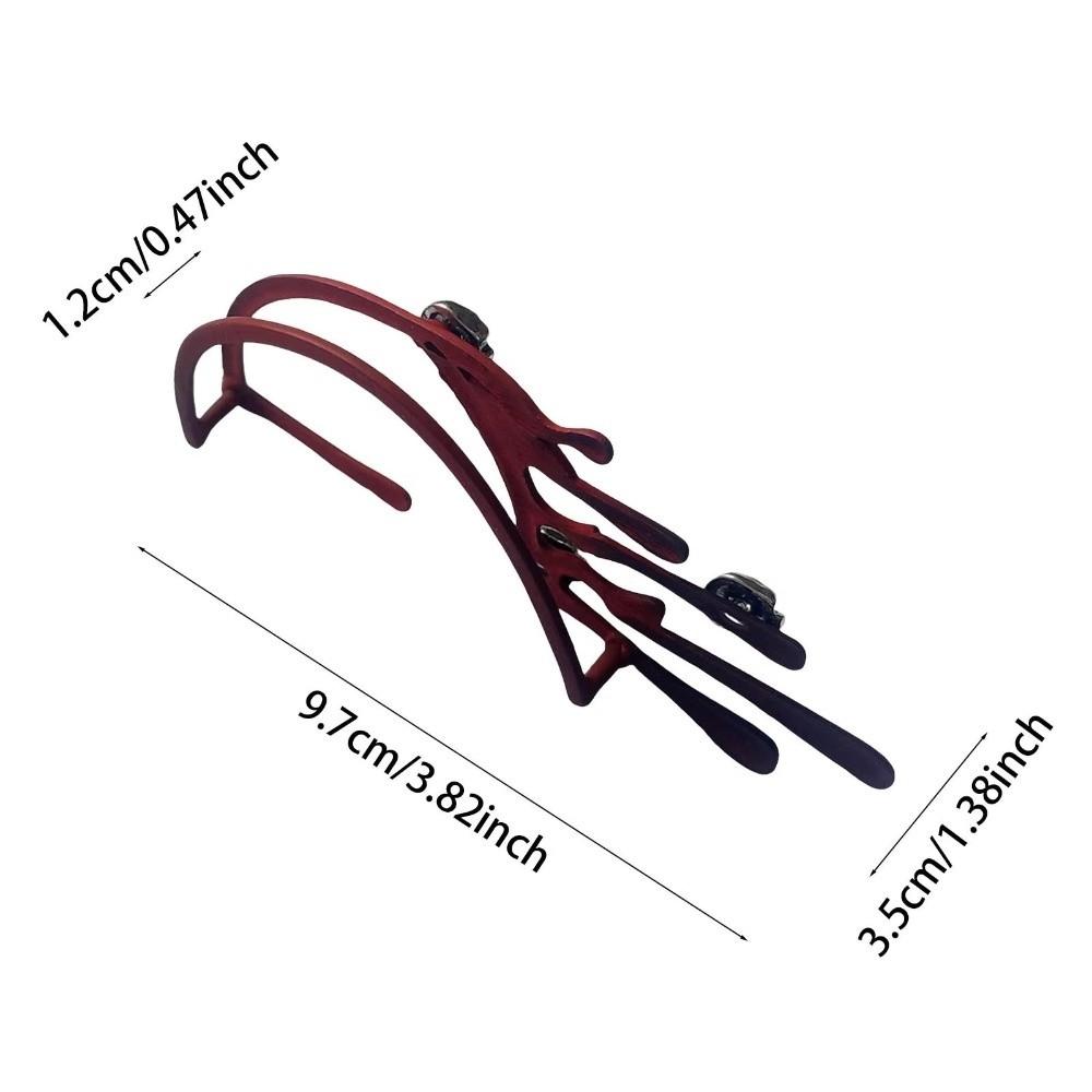 Gothic Exaggeration Lava Earrings Irregular Water Drop Ear Clip Single Ear Cuff Ear Jewelry