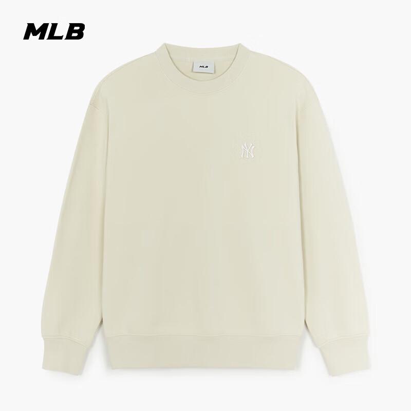 MLB Unisex New York Yankees Small Logo Crew Neck Pullover Sweatshirt