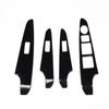 LHD RHD For Mazda 2 Demio 2015- ABS Black Window Lift Switch Glass Rise Button Panle Center Conlose Gear Shift Panle Cover