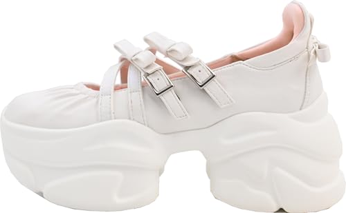 [Yosuke] Thick-soled Strap Sneakers