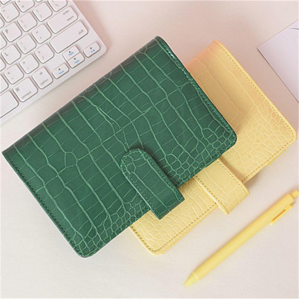 Binder A6 Notebook PU Leather 6 Ring Loose-Leaf Cover Notepad Cover Notebook Cover Binder Cover