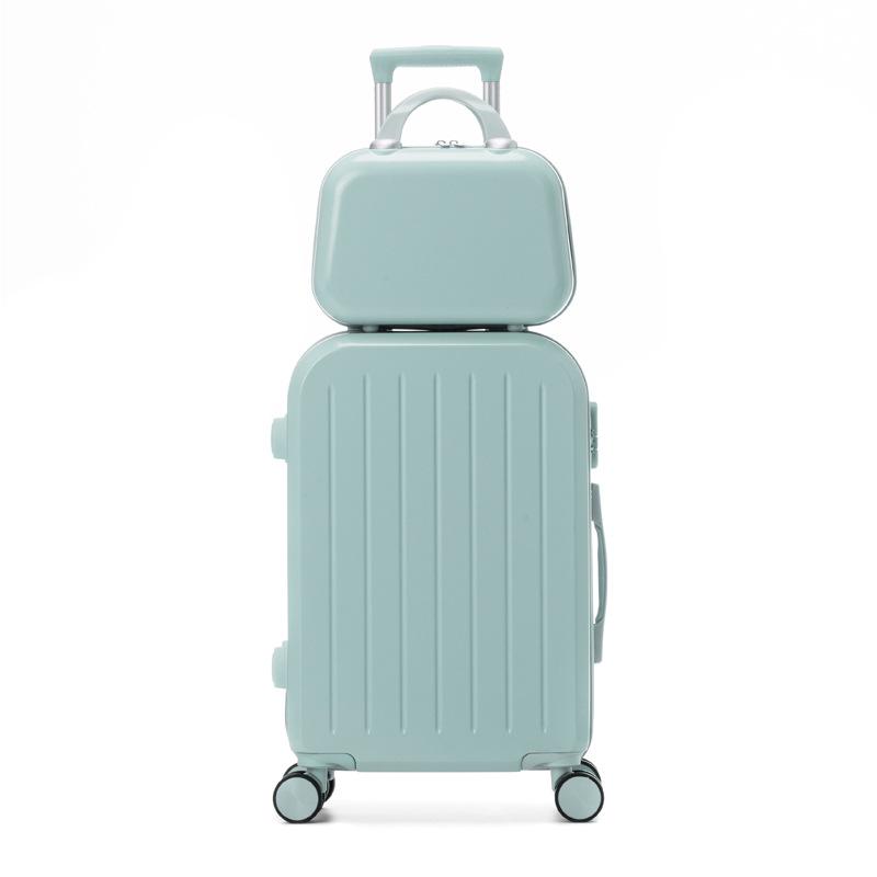 20-Inch Lightweight Spinner Suitcase: Stylish, Compact, with Combination Lock, Unisex Design and High-Quality Wheels for Easy Travel.