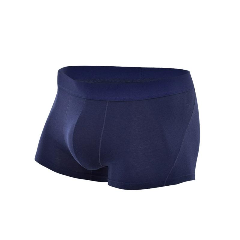 

Мужские боксеры большого размера однотонные со средней посадкой хлопковые против натирания боксеры трусы с высокой эластичностью 3XL