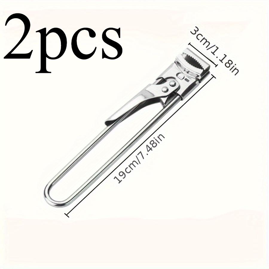 1pc New Non-slip Stainless Steel Can Opener Adjustable Bottle Opener Adjustable Multifunctional Stainless Steel Can Opener