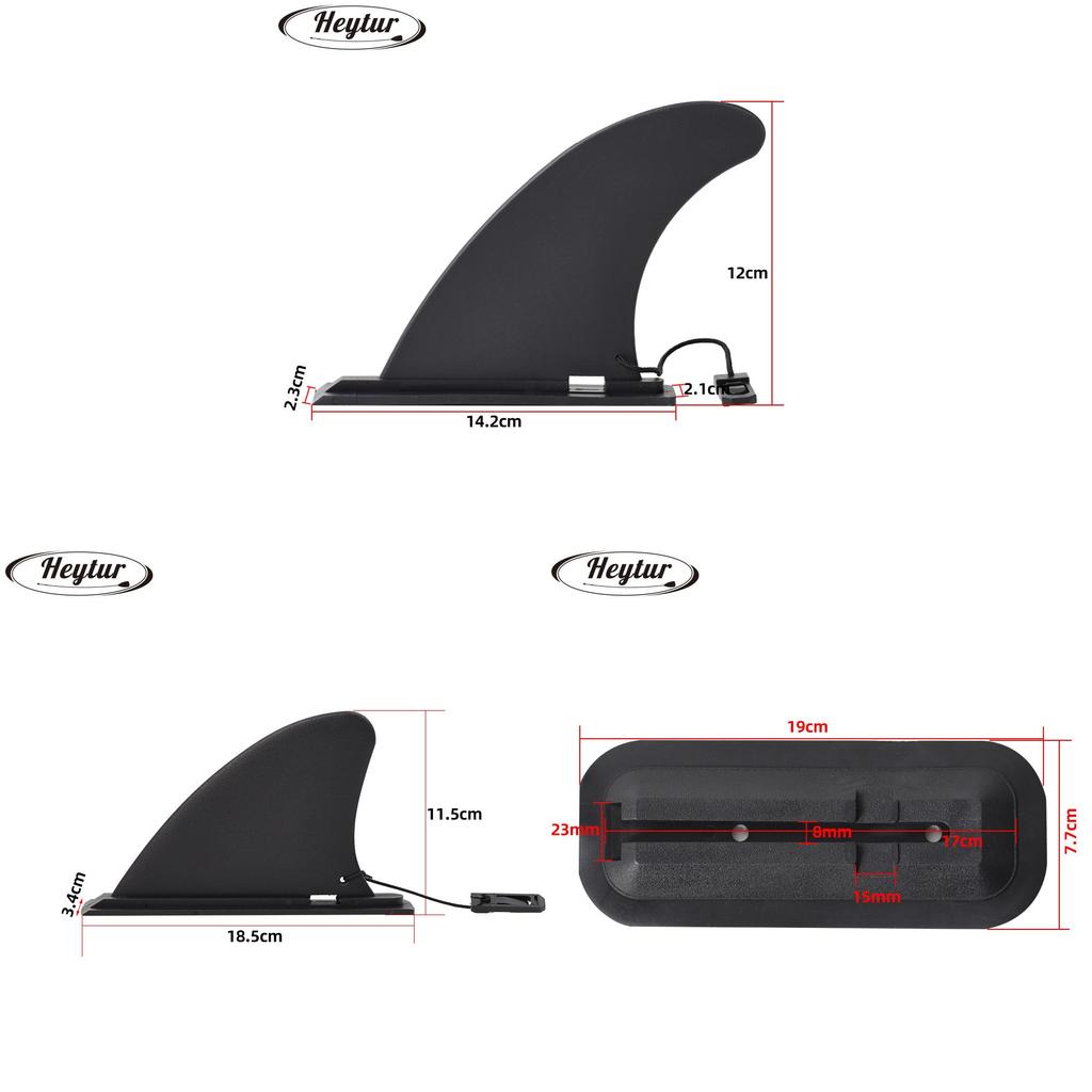 Surfboard Fin With Detachable Flipper For Kayak Paddleboard And Water Sports Enthusiasts
