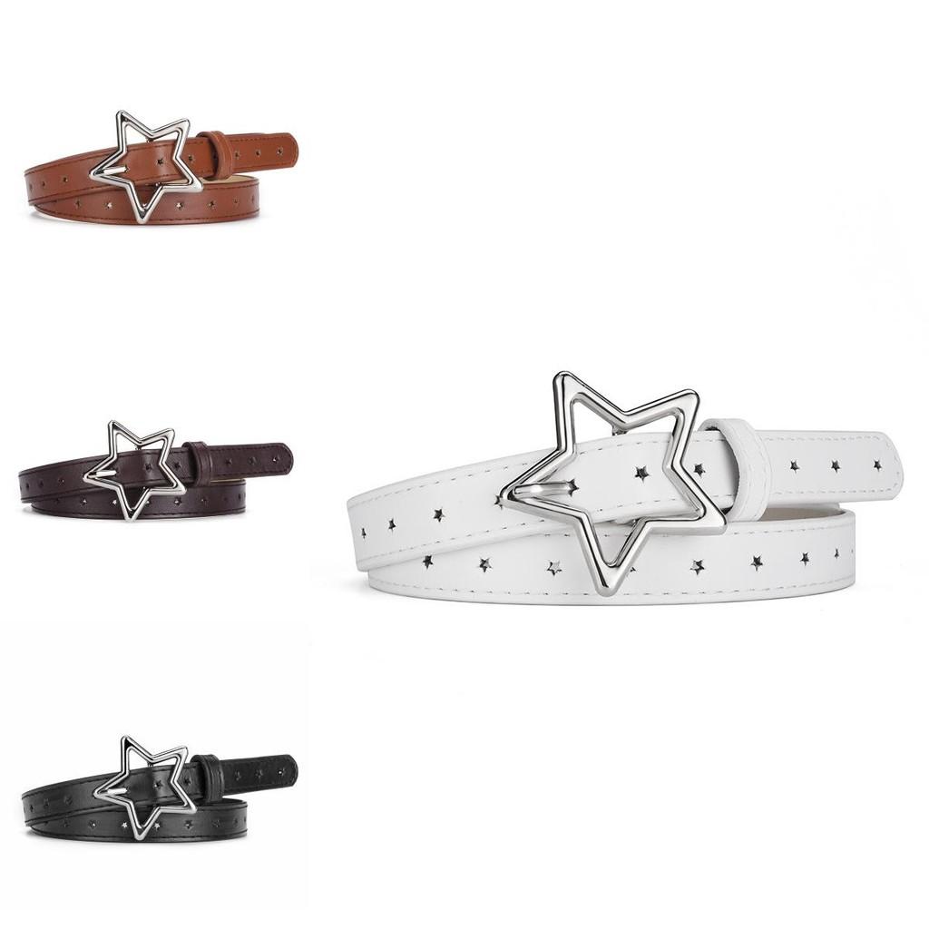 Lovely Five-point Star Design Belt For Women With Charming Colors For Fashionable Looks