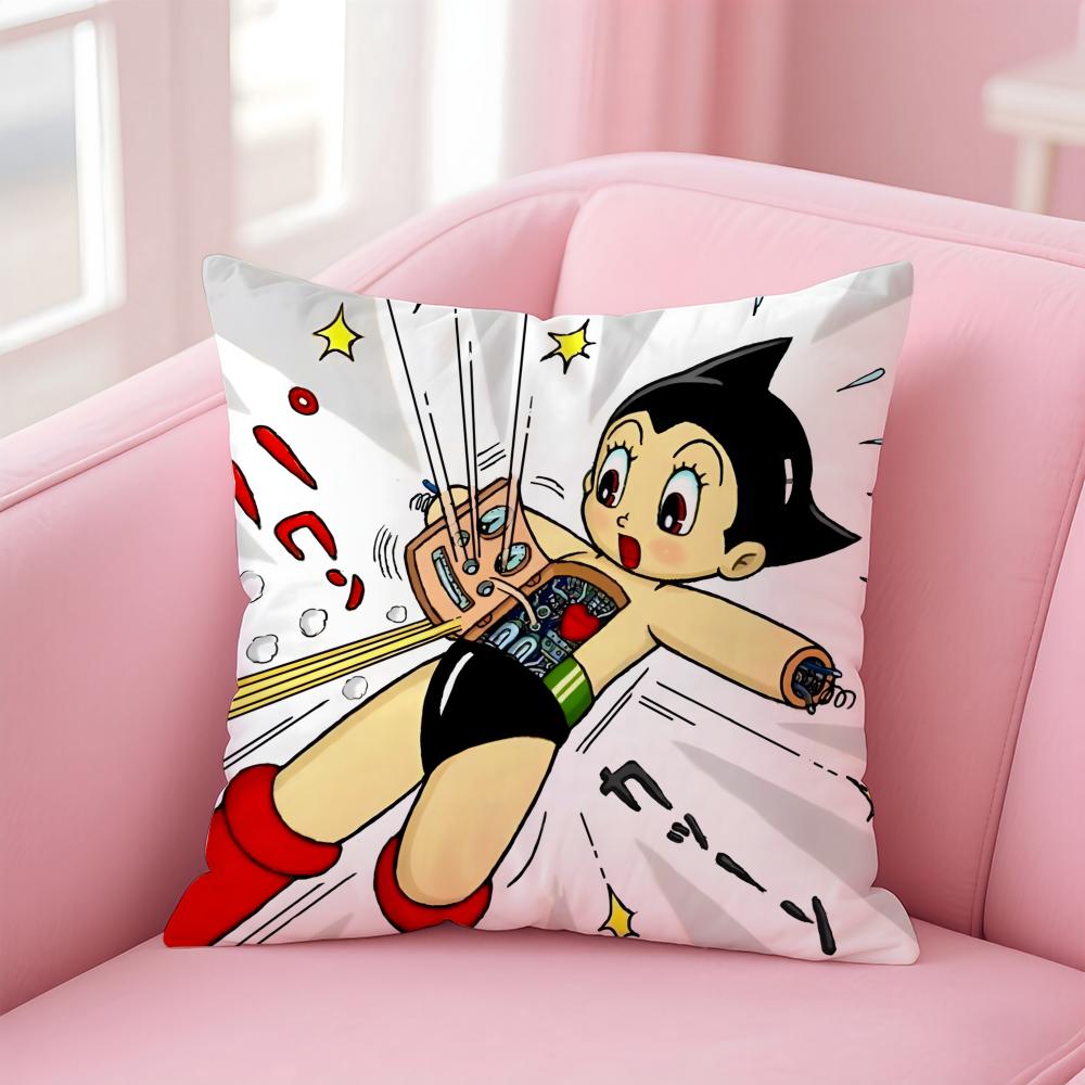 Anime S-Astro B-Boy Cushion Cover Comfortable Reversible Pillow Cover Ideal for Car Sofa Bedroom & Beyond