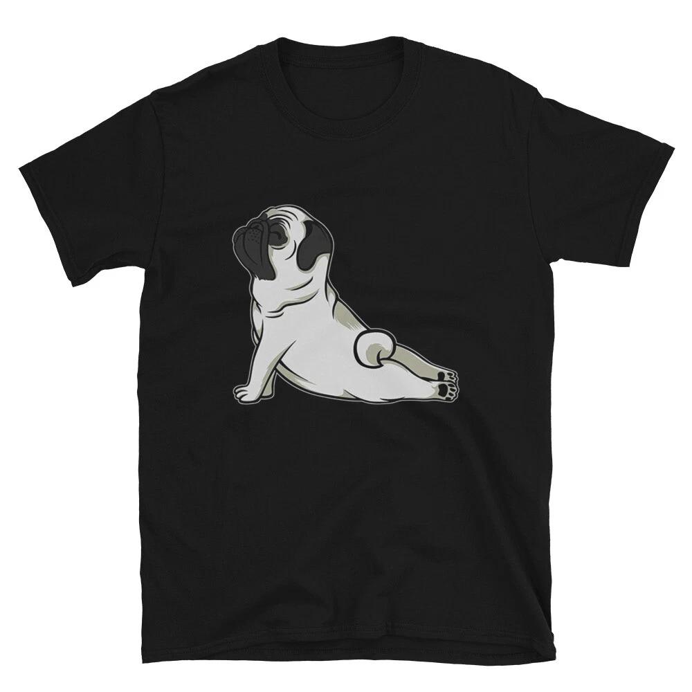Yoga PUG PUG DOG Animal Funny Animal Shirt 4XL