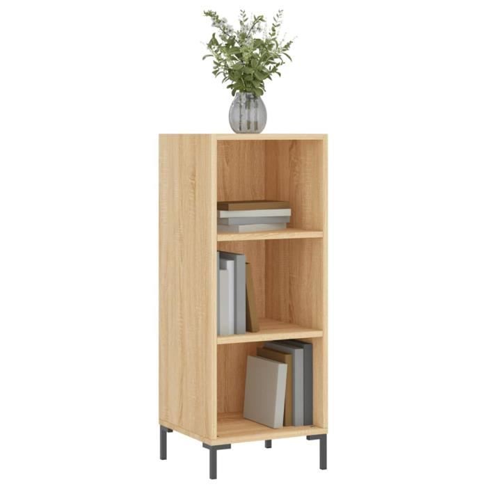 VidaXL Buffet Sonoma Oak 34.5x32.5x90 Cm Engineered Wood 828735