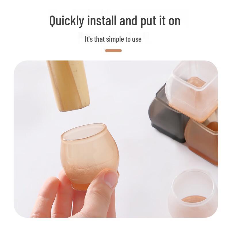 Silicone Chair Leg Floor Protectors