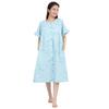 SAZAC Cinnamoroll Cotton Gingham Cinnamoroll Dress/Nightgown, 100% Broadcloth, Women's, Button-Front Loungewear, (Mint/M-L/SAN1781)
