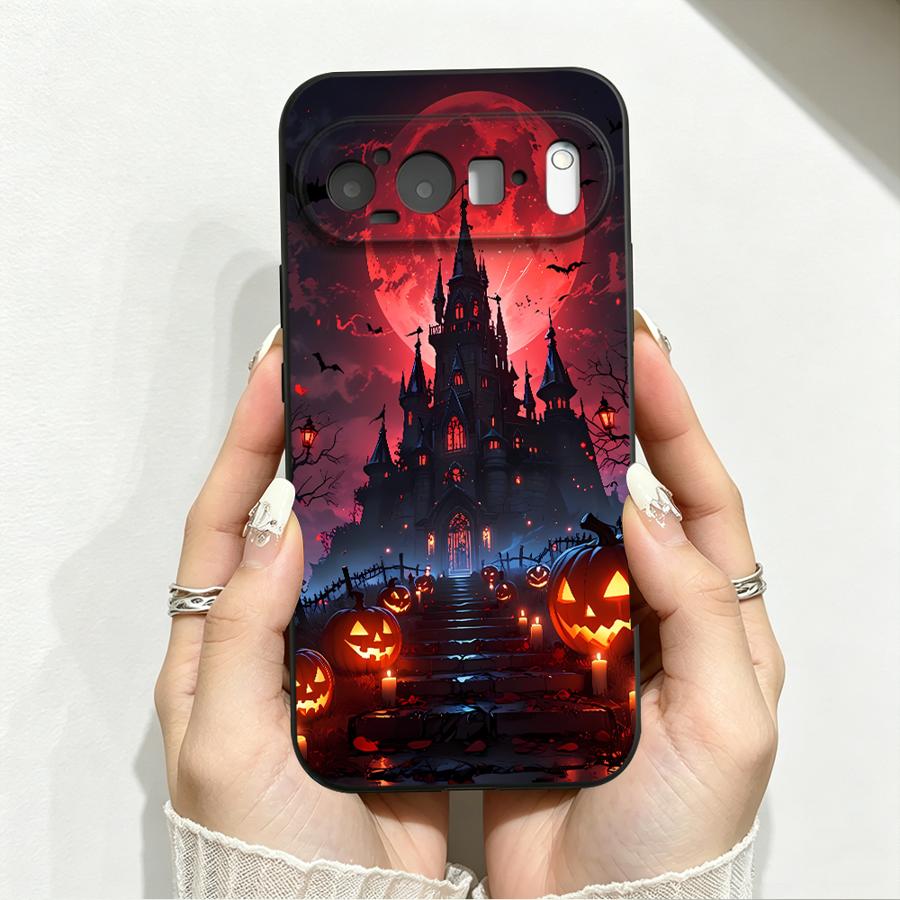 Funda Phone Cover Case for Google Pixel 11 pro 7a 6 7 8 Pro 6a 10 9 Pro XL 10a 11ProXL 9a 8a Halloween Witch