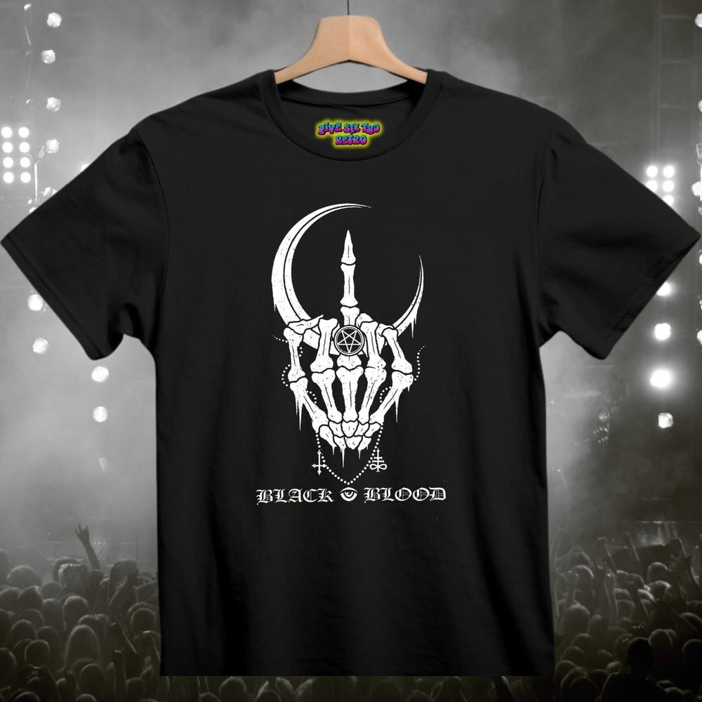 Black Blood Metal Band TShirt Black S3XL Unisex T-Shirt L