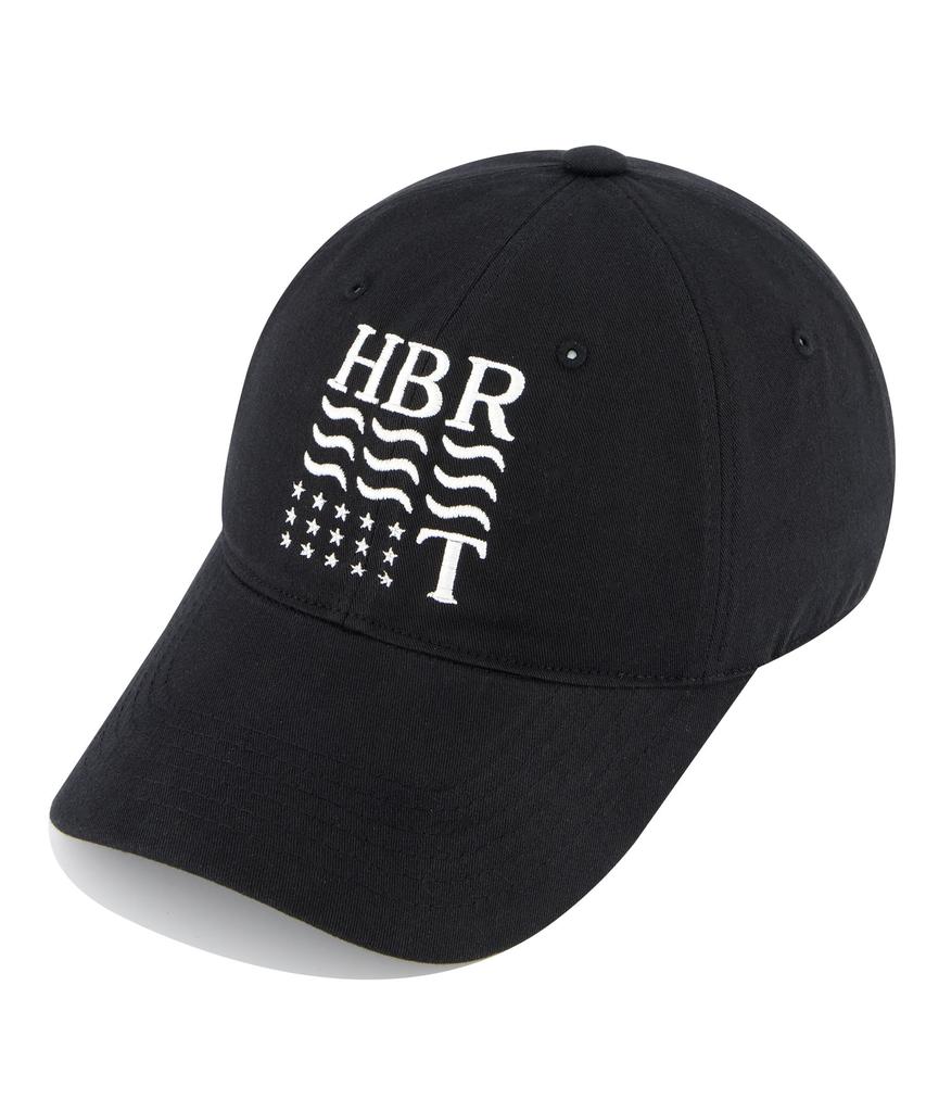 Hebeles Hbr American Flag Washed Ball Cap - Black