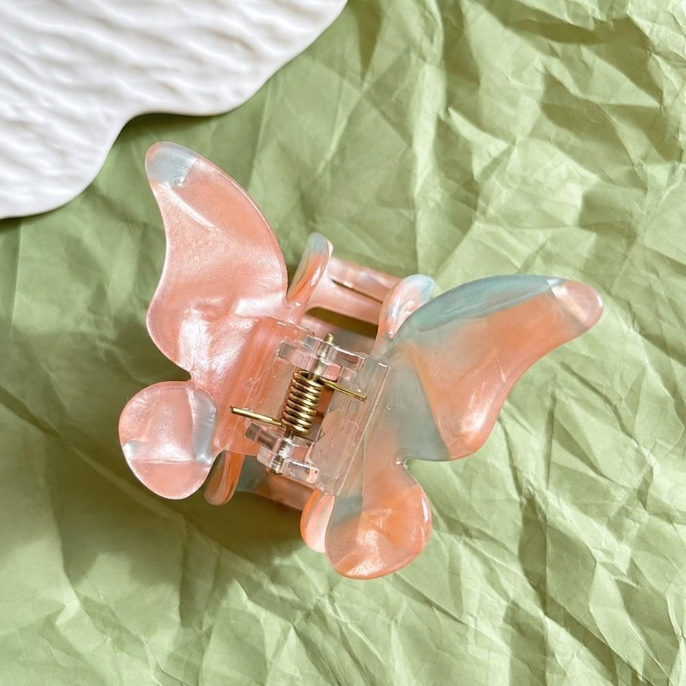 Durable Hair Claw Clip Colorful Hair Barrettes Elegant Butterfly Hair Clip  Women