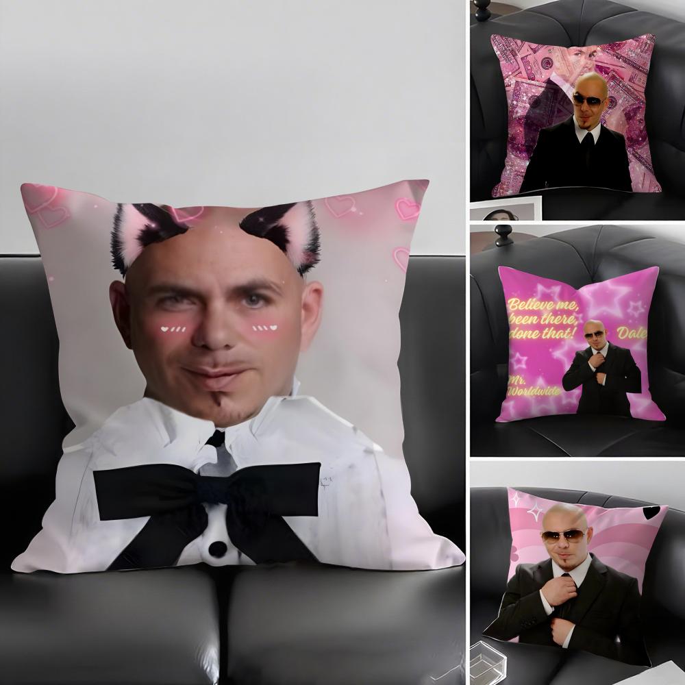 MMr WorldwideS Pitbull Cushion Cover Pillowcase Ultra Soft Skin Friendly Fabric Cloud Like Comfort Concealed Zipper