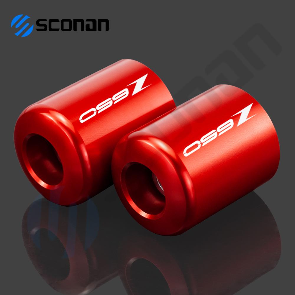Motorcycle Accessories For KAWASAKI Z650 Z 650 All Year CNC Aluminum Handlebar Grips Handle Bar Cap Ends Plugs End