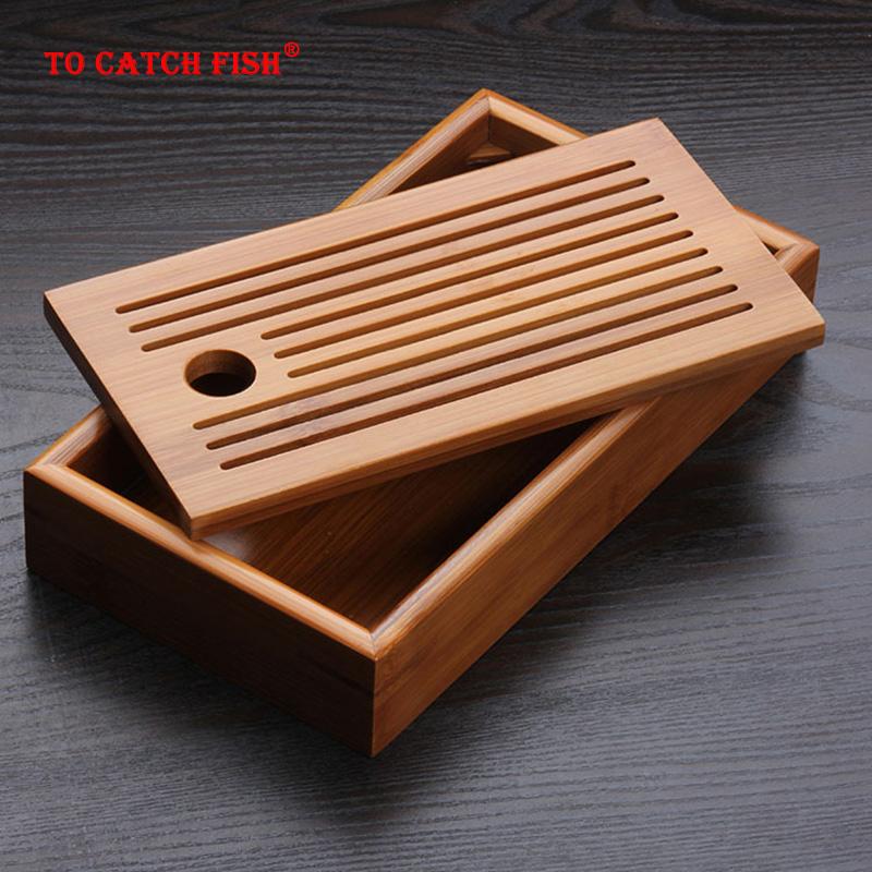 Chinese Traditions Bamboo Tea Tray Solid Bamboo Tea Board Kung Fu Tea Tools for Cup Teapot Crafts tray,Chinese Culture Tea Set