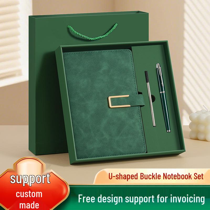 Customized Business Notebook Gift Set with Logo - Premium Cross Diary for Enterprise Office