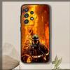 Cool Firemans Phone Case For Samsung S 25,24,23,22,30,21,10,9,Ultra,Plus,Lite,FE,4,5 G Soft Black Case
