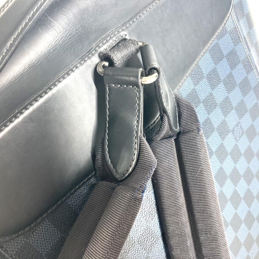 Louis Vuitton N41586 Damier Cobalt Newport Bag Backpack Flap Backpack