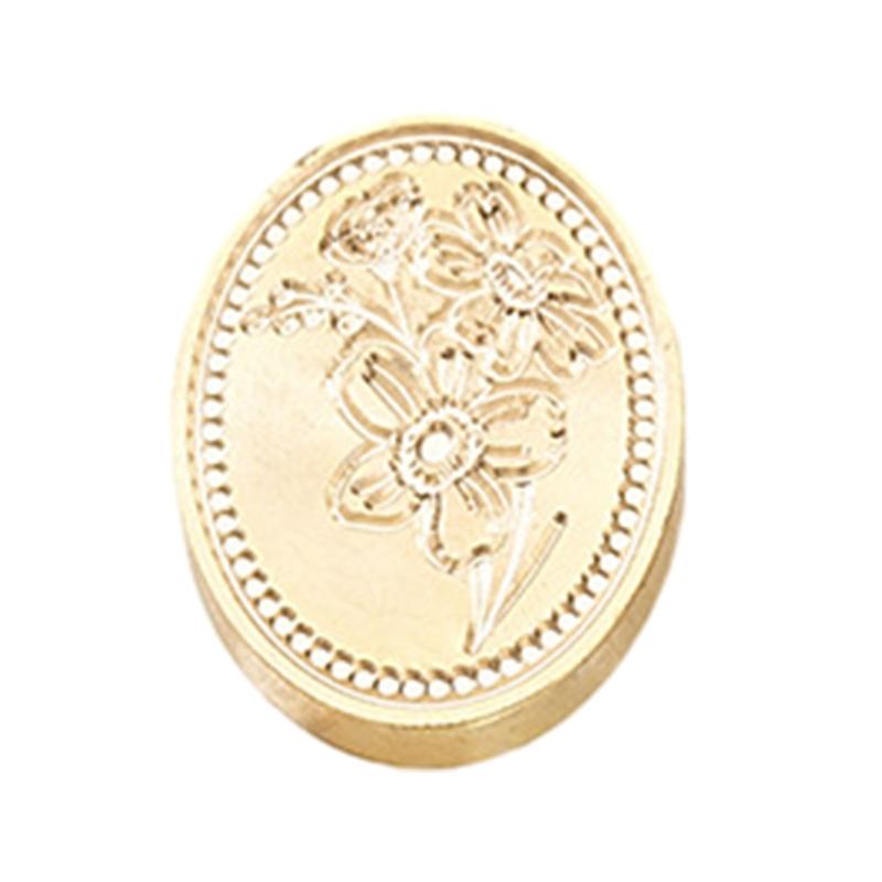 Sigiliu Embosat Ceară Sigilantă Cap Ștampilă Sigilantă din Alamă Cap Ștampilă Sigiliu Ceară de Rezervă pentru Sigilarea Plicurilor sau Felicitări