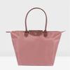 Women's Nylon Folding Shoulder Bag: Waterproof, Versatile for Gym, Sports, Shopping, and Storage