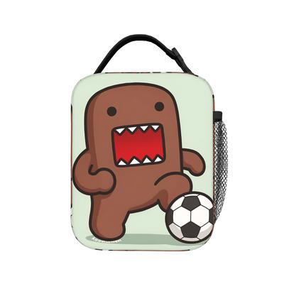 Domo Meme  Lunch Bag  Portable Insulated Lunch Box Women Travel Print Cooler Bag Cute Oxford Tote Food Bags