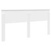 Headboard White Engineered Wood