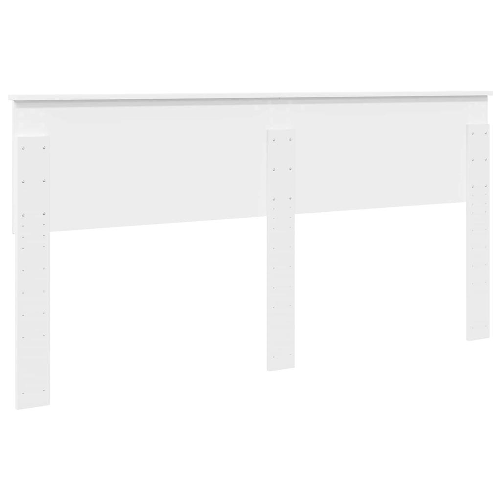 Headboard White Engineered Wood