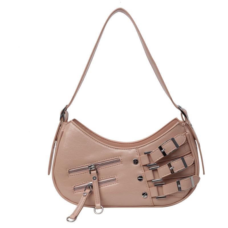 Popular women's bag 2025 new Spice Girl locomotive bag fashionable versatile underarm bag Korean version shoulder handbag