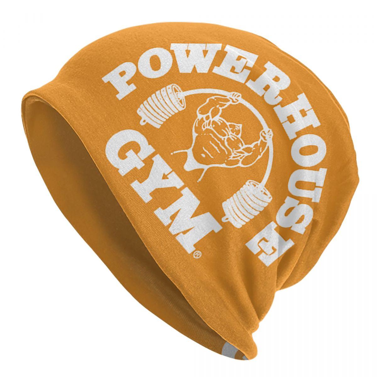 Powerhouse Gym Fitness Building Muscle Unisex Adult Beanies Caps Knitted Bonnet Hat Warm Autumn Winter Outdoor Skullies Hats One Size