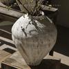 Wabi-Sabi Style Zen Arrangement Rough Pottery Jar Handmade Dried Flower Arrangement B&B Hotel Vintage Hydroponic Ceramic Vase