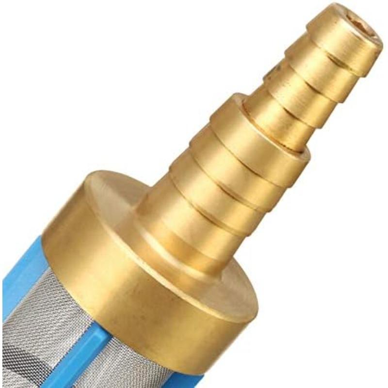 3/4 Inch 1/2 Inch Brass Water Filter Suction Filter Hose Pressure Washer Water Pump Sieve Pickup Filter Cleaning for Washing Machine