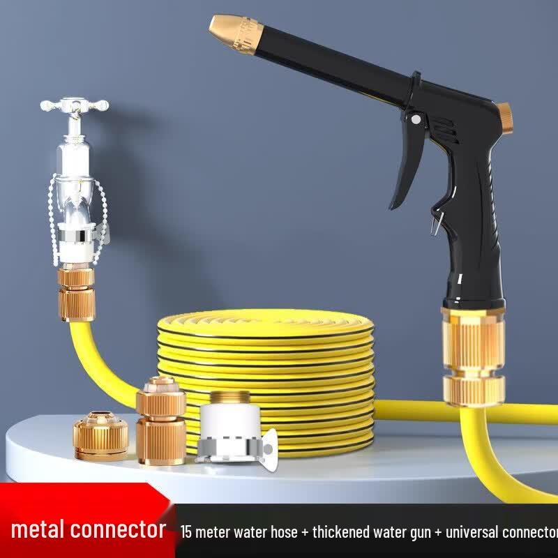 Deqier High-Pressure Car Wash Kit with 15m Hose